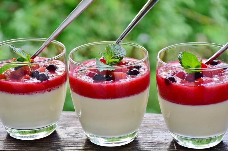 Lavender Honey Panna Cotta